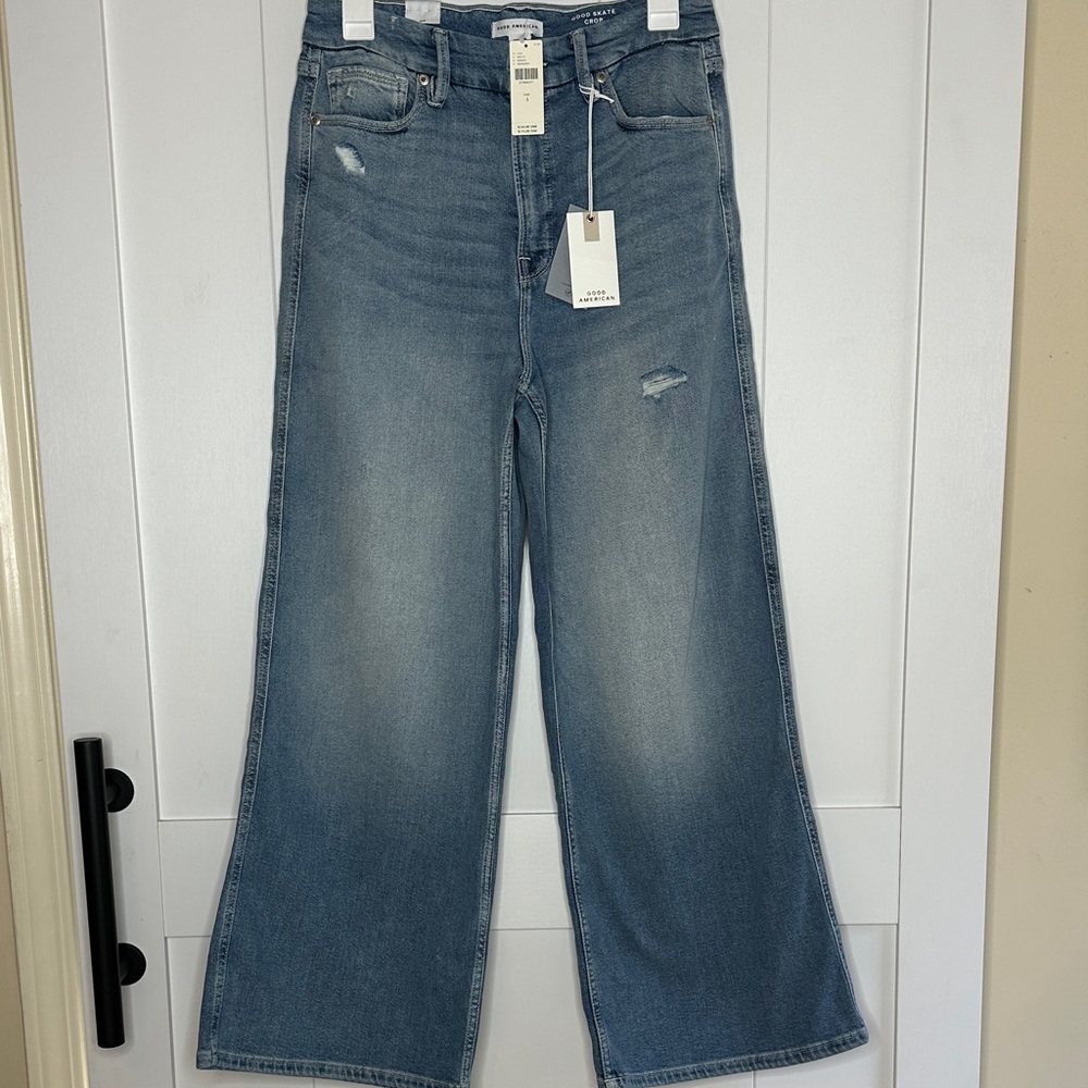 Good American Skate Crop Jeans Size 4/27